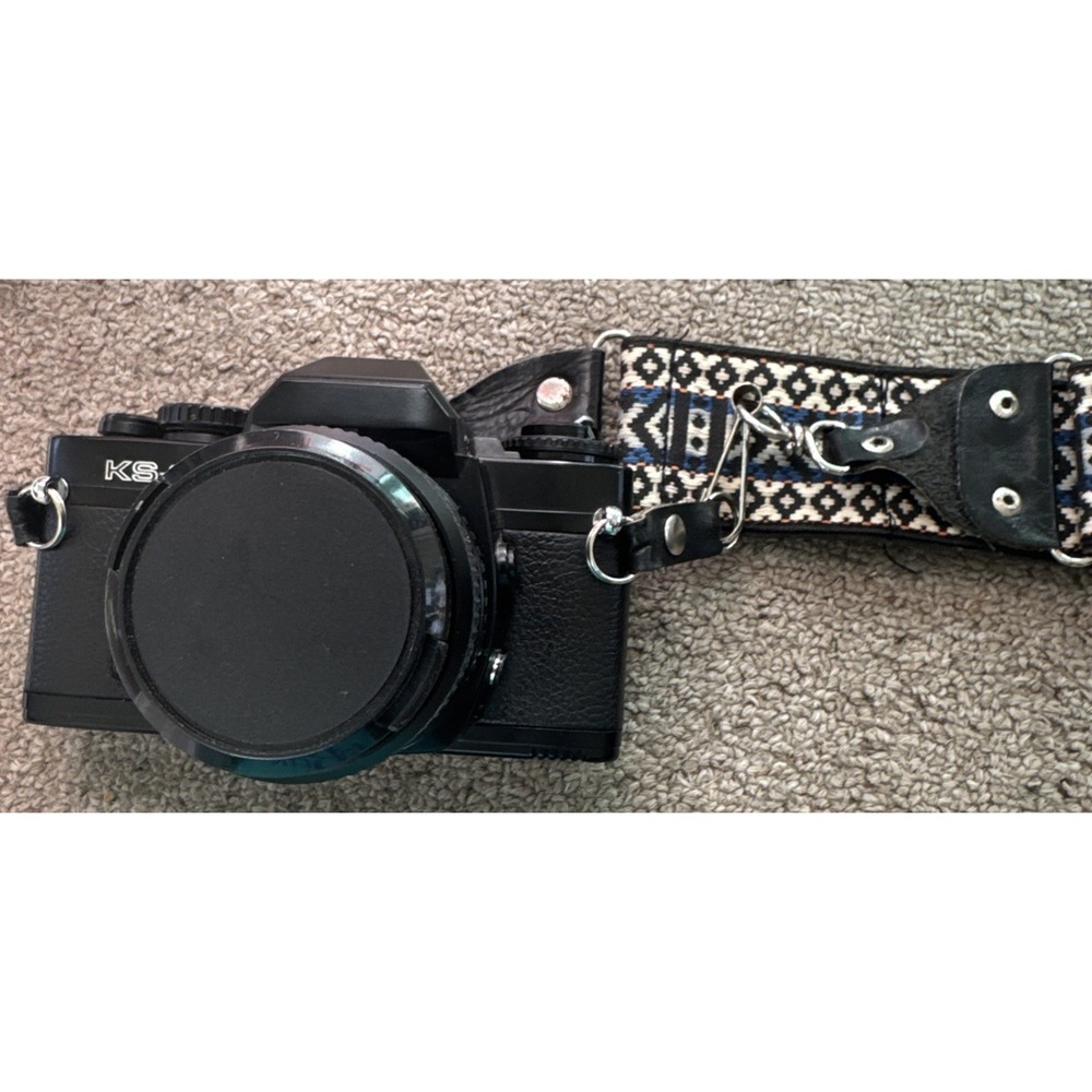 Sears KS-2 35mm Film SLR Camera w/ Sears 50mm f1.7 35mm 28mm Lens Flash Bag EUC - Picture 10 of 16